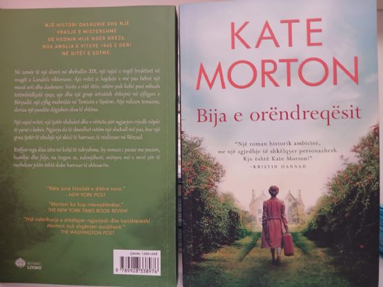 libri Bija e orendreqesit, autori Kate Morton, nje roman historik dhe mister, the book The repairman's daughter, Author Kate Morton,  it is a Roman Historic, Albanian books, novel, books of Mystery, books of Thriller