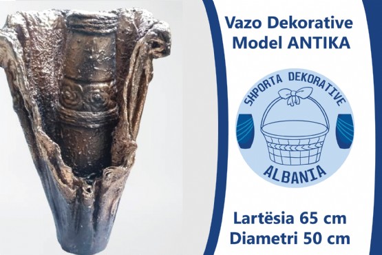 Vazo Dekorative Model ANTIKA, Leze Dekor, Vazo Dekorative per shtepi, Vazo lulesh dekorative, punime artizanat, Vazo per lule, Vazo moderne, Vazo Dekorative Albania, Dekorime artistike, handicraft, Artworks, handiwork